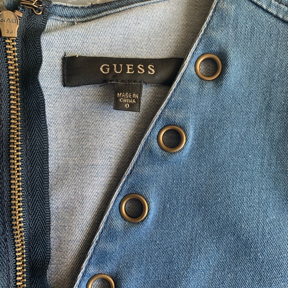 Guess shaylay denim push up lace up dress - Picture 5 of 8